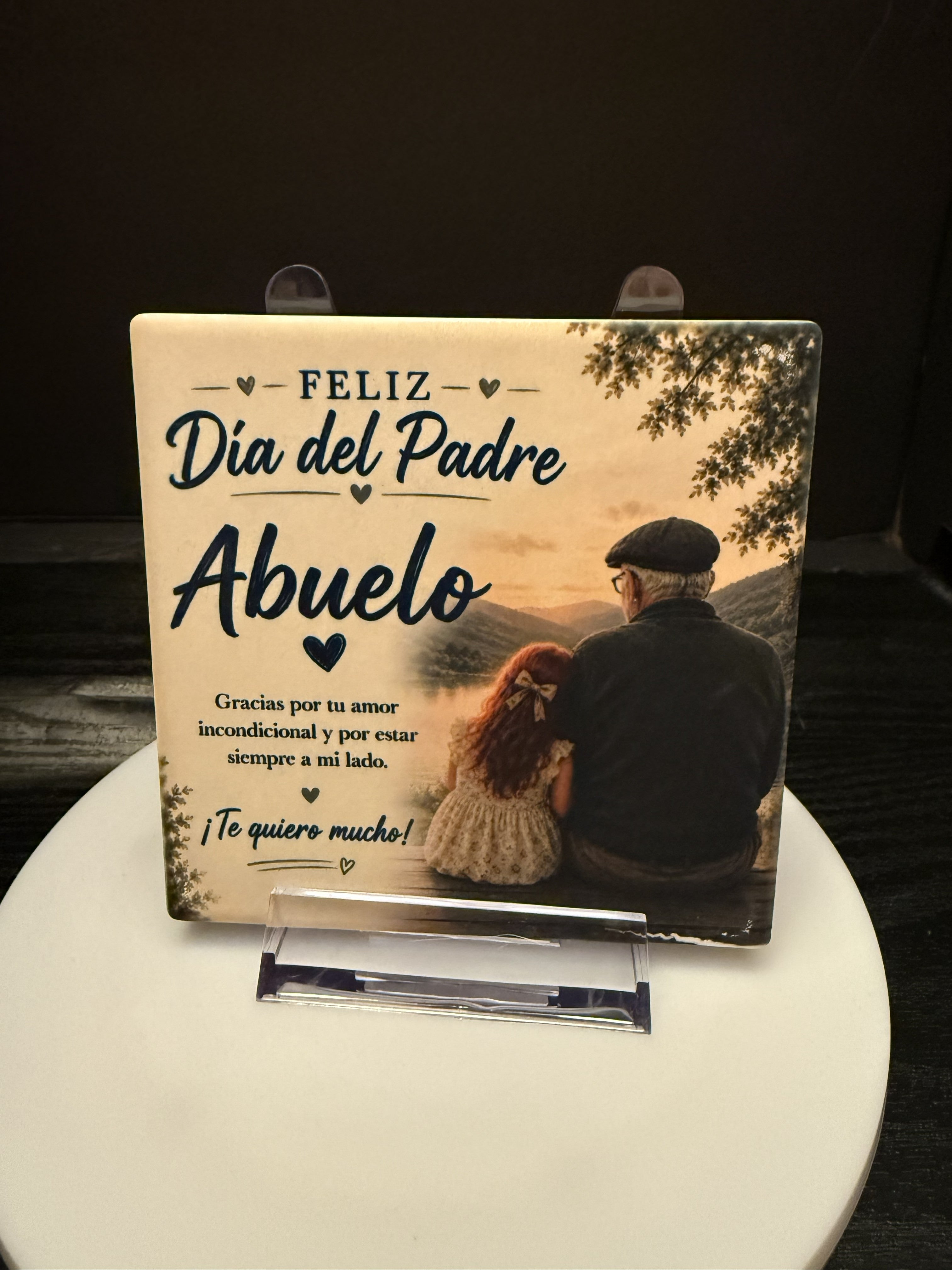 4X4 Matte Finish Ceramic Tile  Coaster:  Abuelo
