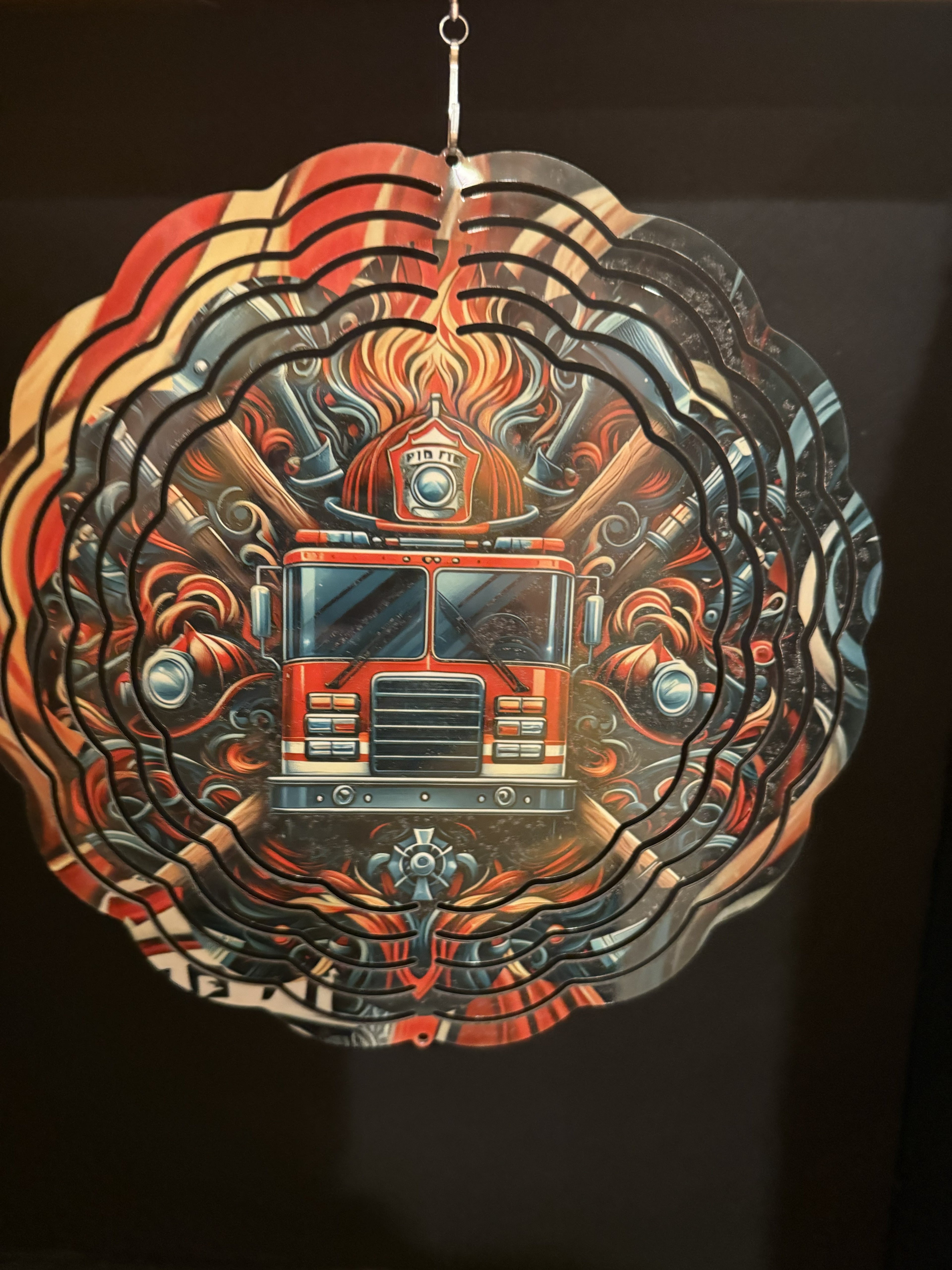 8" Firefighter Wind Spinner