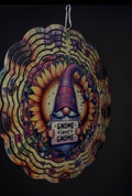 8" Gnome Sweet Gnome Wind Spinner