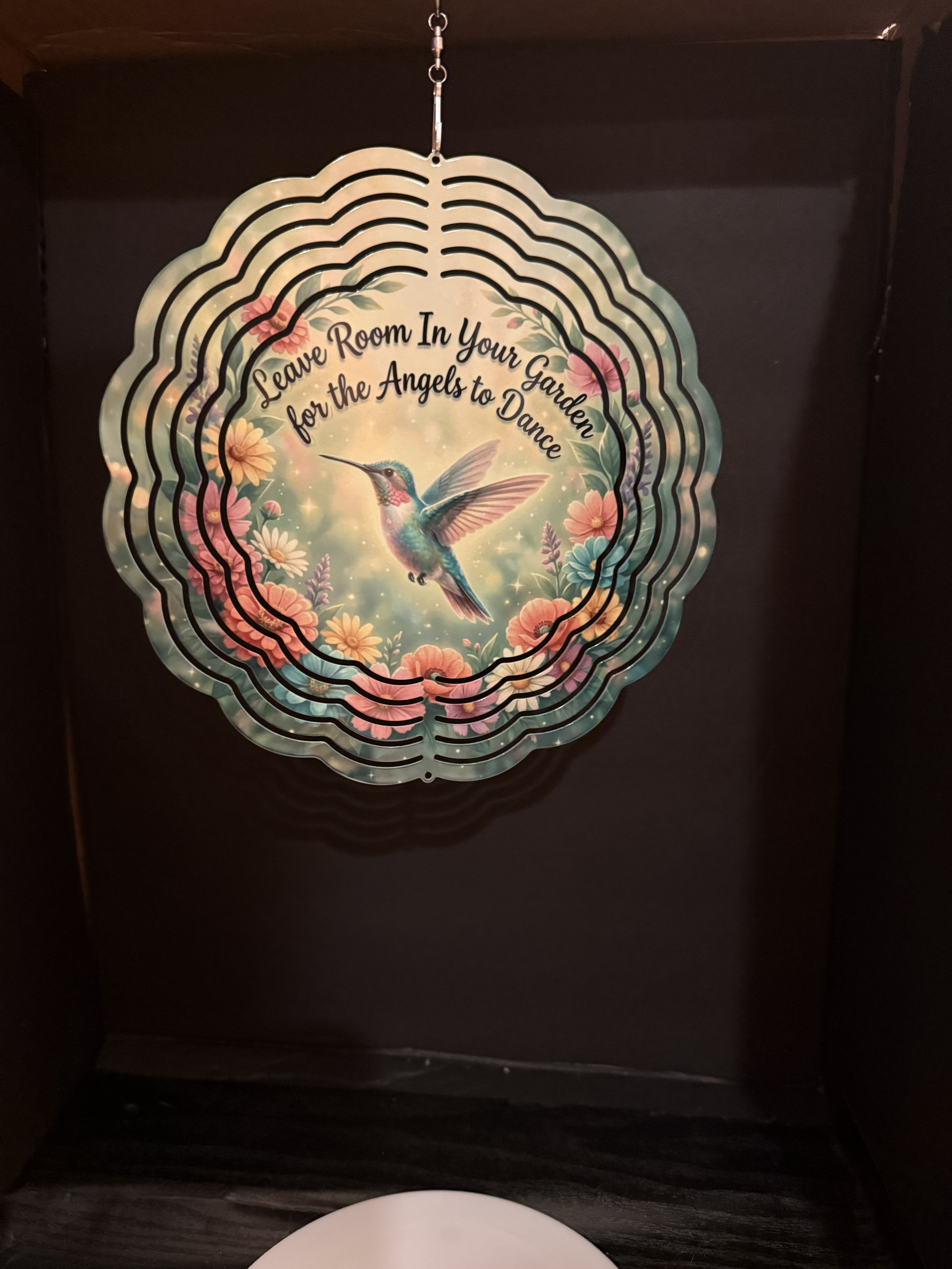 8" Angels in the Garden Wind Spinner